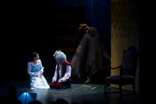 The Beast Reveals Himself to Belle